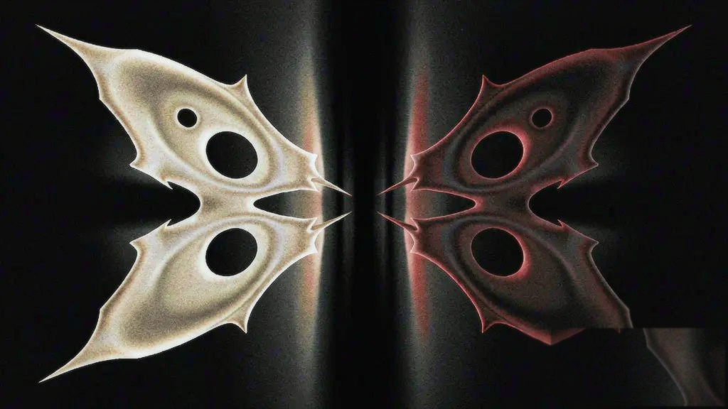 Abstract editorial artwork for Hexagram 38